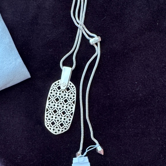 Kendra Scott Gold Filigree Necklace - Picture 4 of 4